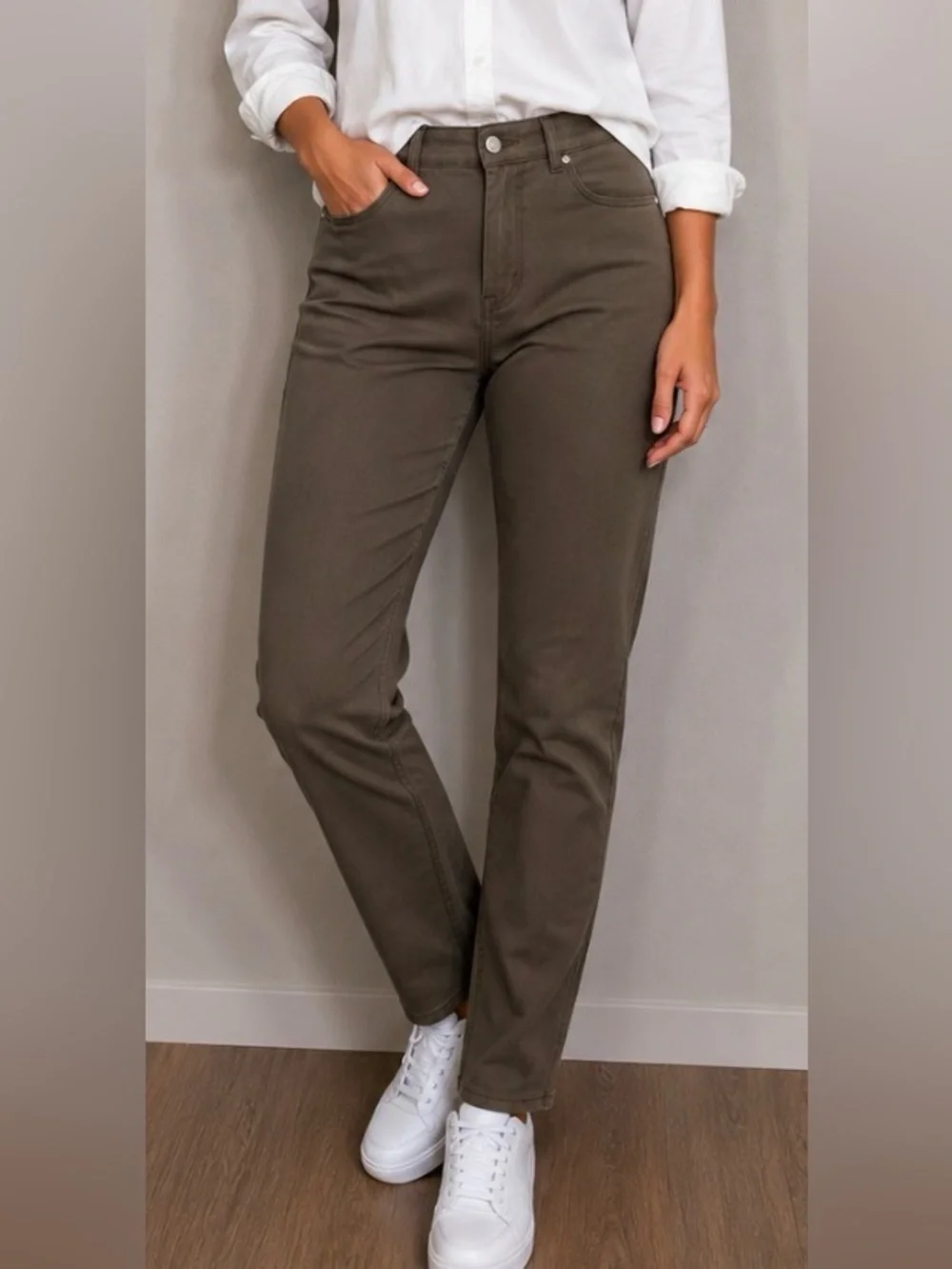 Lafayette 148 Pants New York Mercer Trousers Nougat Brown Dark Tan Stretchy Luxe - Picture 1 of 14